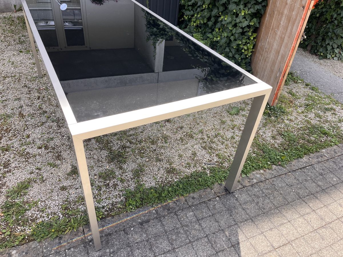 Tavoli: Esstisch 200x90x75 mit Glasplatte, modern – Usato da Kienberg venduto da sand70 2