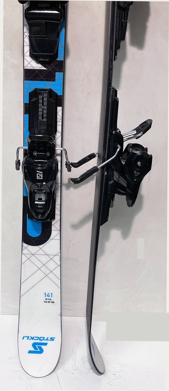 Stöckli Skis: Stöckli LOOP JR    141 cm; eine Saison gebraucht mit Holzker – Gebraucht aus Brüttisellen von SkiverkaufStepan 3