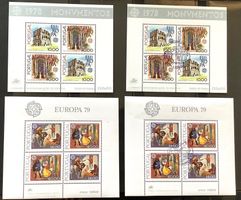 1978- 79 - Portugal - Europa - Blocks n.23+27 ET+ ** Mi-57€