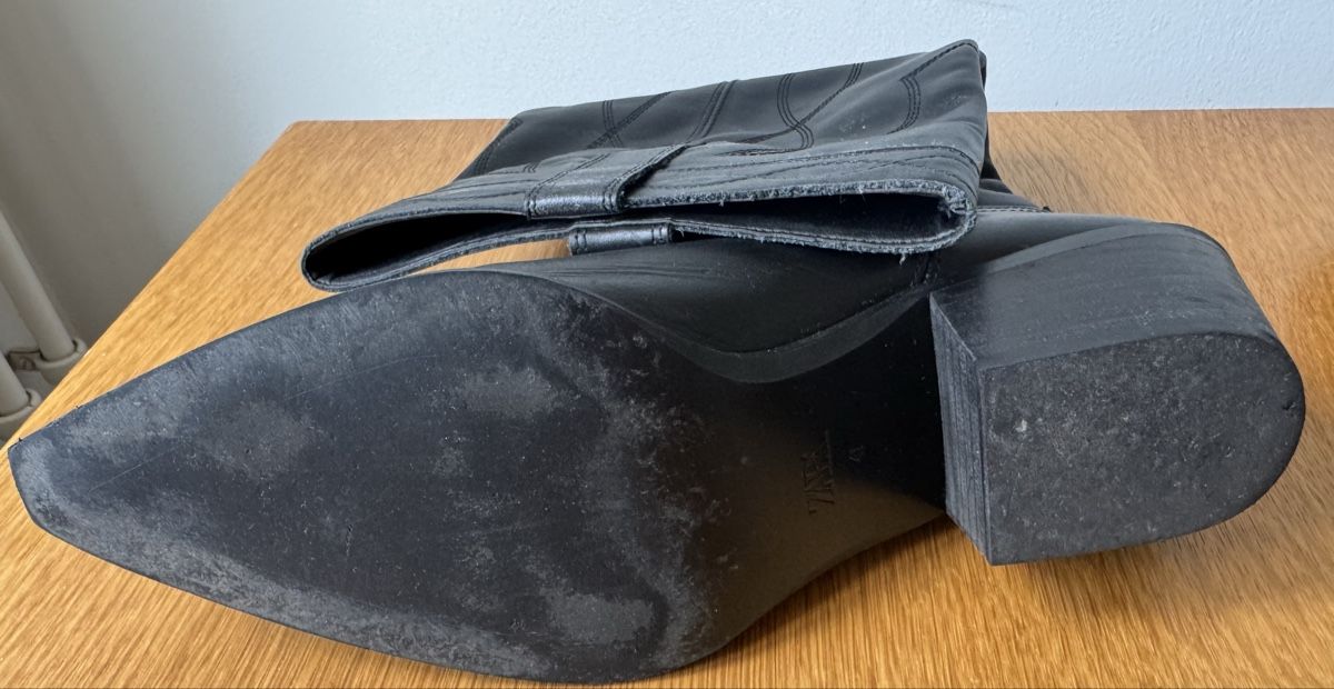 Zara Chaussures femmes: Schwarze Cowboystiefel Gr. 41. – D'occasion à Zürich par ber_78xz 5