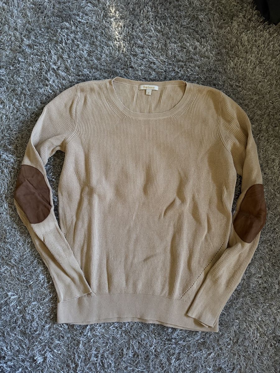 Barbour Pulls & Sweat-shirts: Pullover Barbour beige Grösse S  – Neuf (Voir description) à Brislach par edu_t6pq