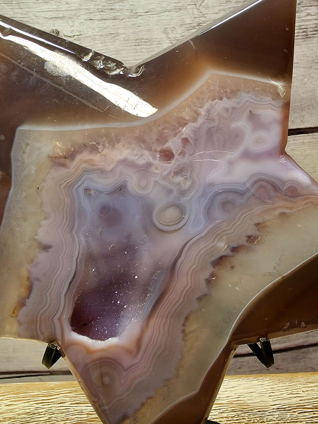 Mineralien & Heilsteine: Jelly Achat Stern 328g – Neu (gemäss Beschreibung) aus Matzingen von Shay_Crystalz 1
