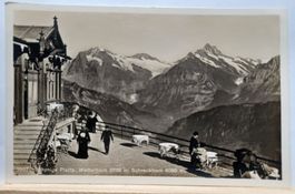BE, Schynige Platte, belebt , Wetterhorn , Schreckhorn