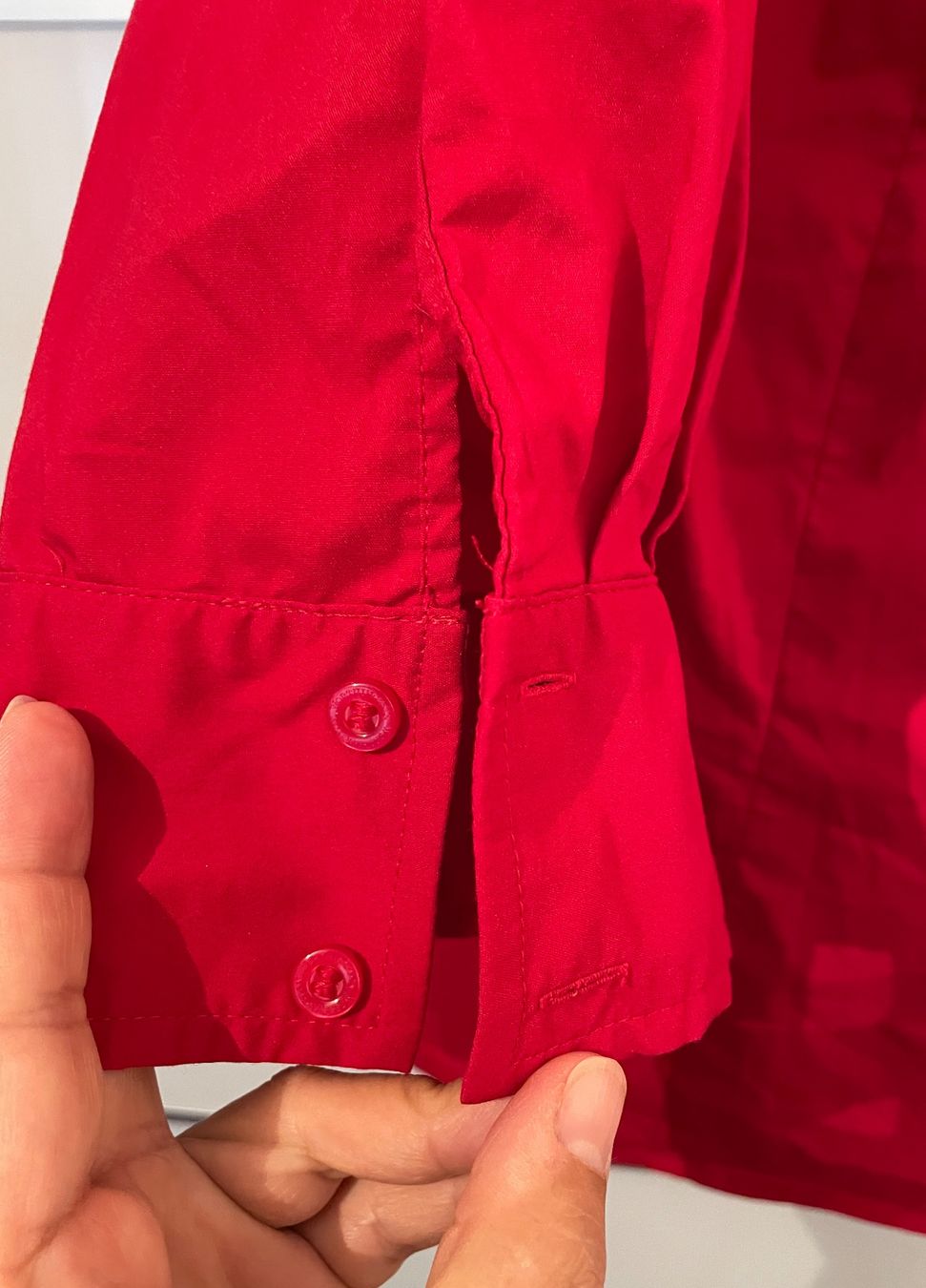 Camicette: Bluse mit 3/4-Ärmel, rot, Grösse 2X – Nuovo (secondo la descrizione) da Gümligen venduto da soleil149 2