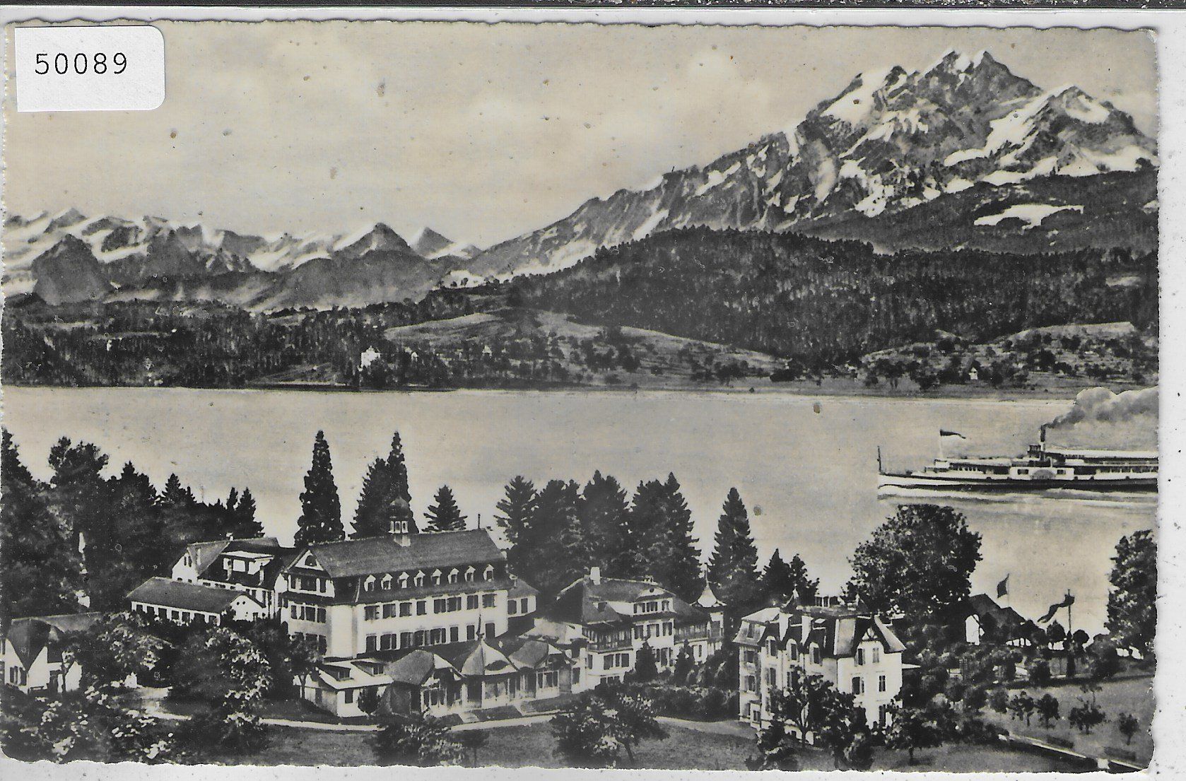 Cartoline postali: Luzern - Seeburg - The Polytechnic Chalets – Usato da Ettingen venduto da Kartenplanet