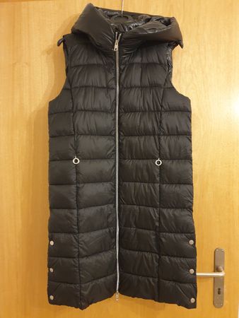 Manteau doudoune S, sans manches, Esprit, noir