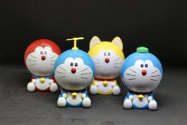 BANDAI CAPCHARA DORAEMON FIGURE SET (4X)