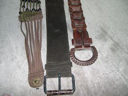 GÜRTEL (3 Stk.) Secondhand