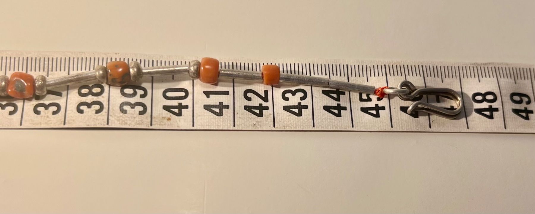 Ketten: Collier ancien, corail véritable et argent, ethnique Inde – Gebraucht aus Genève von DELIRBEADS 8