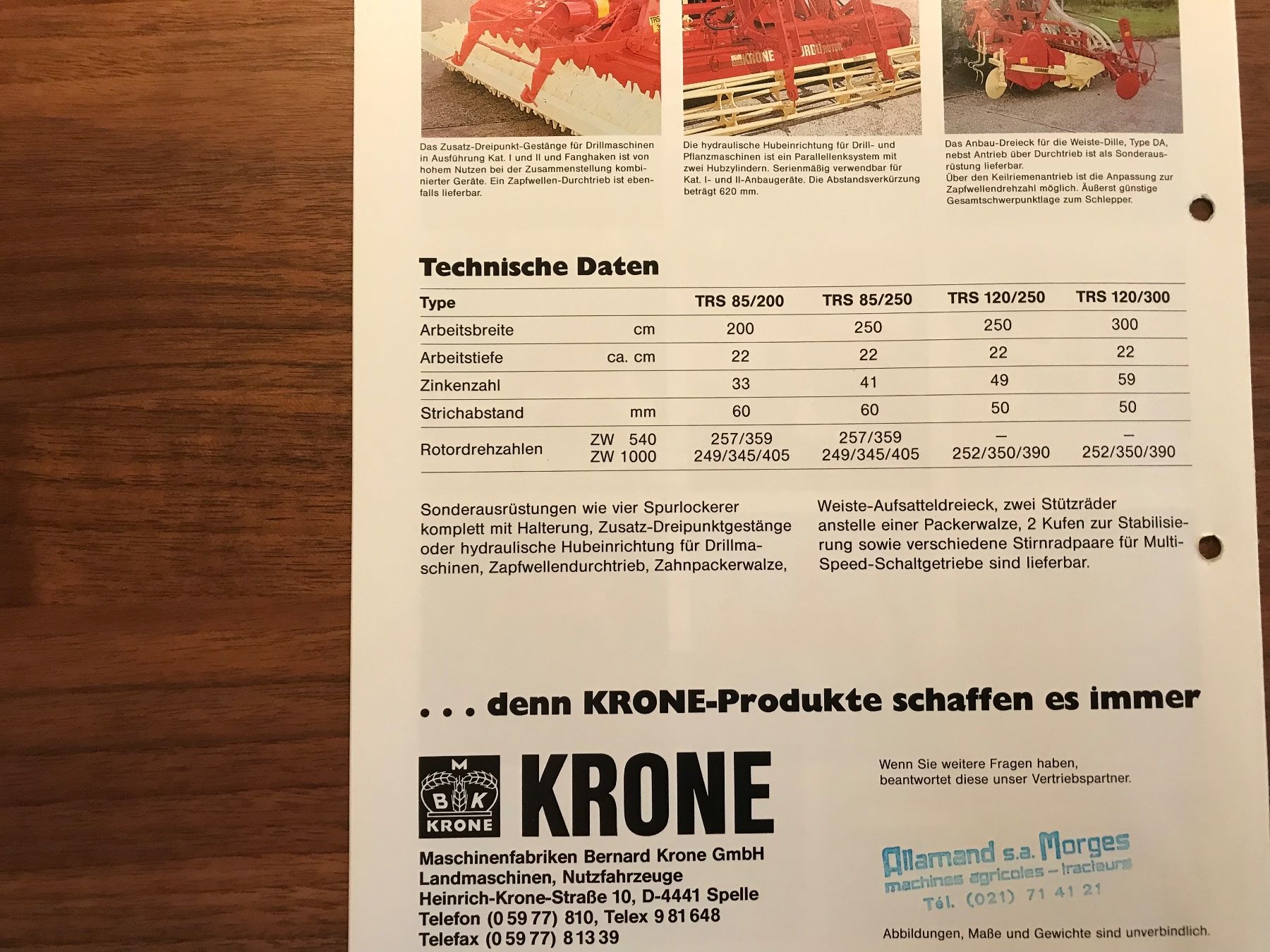 Trattori: Krone Prospekt Kreiselegge – Usato da Balterswil venduto da Jeko1967 2