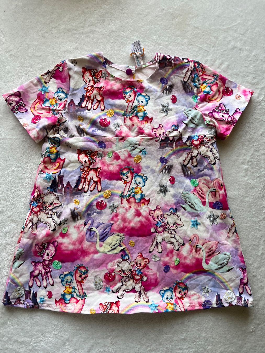 Kleider & Röcke: 1 Kinderkleid selbst genäht – Neu (gemäss Beschreibung) aus Büsserach von bor_s88m