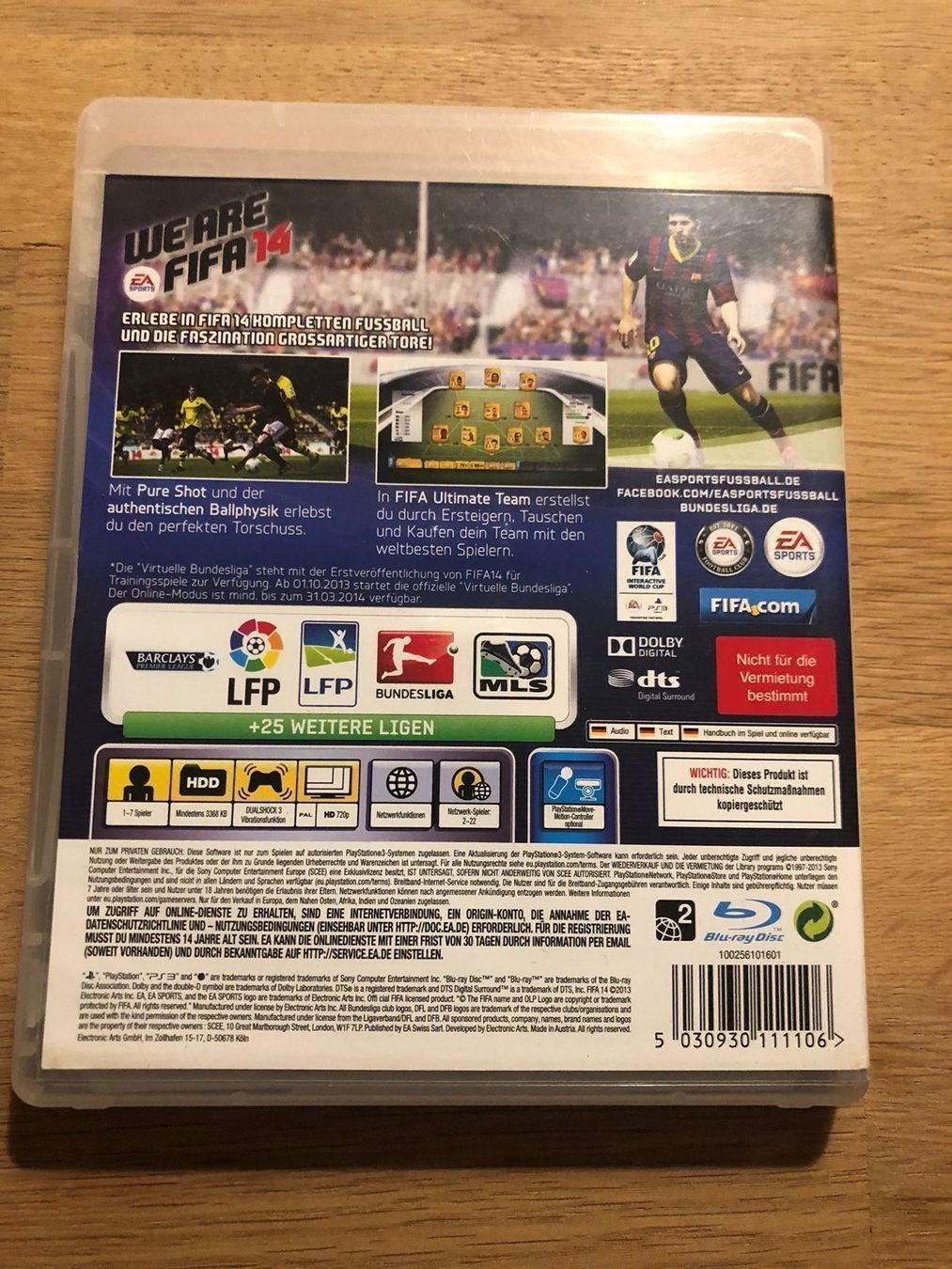 Sony Jeux: FIFA 14 für Sony PS3 – D'occasion à Kestenholz par Inna09 1