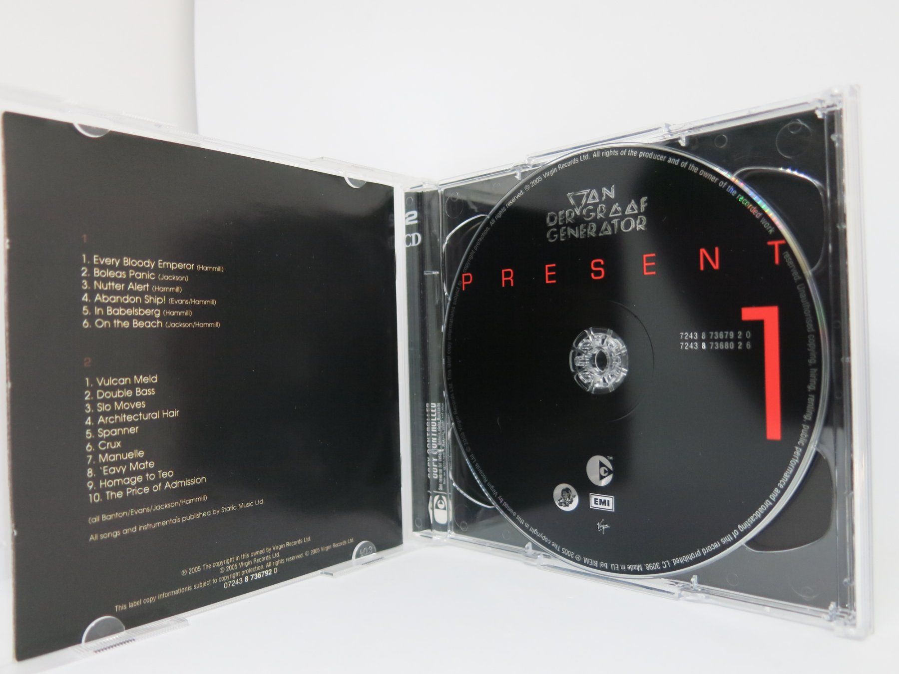 CDs: 2 x CD Van Der Graaf - Present / top Zustand – D'occasion à Ernetschwil par luisvonerni 1