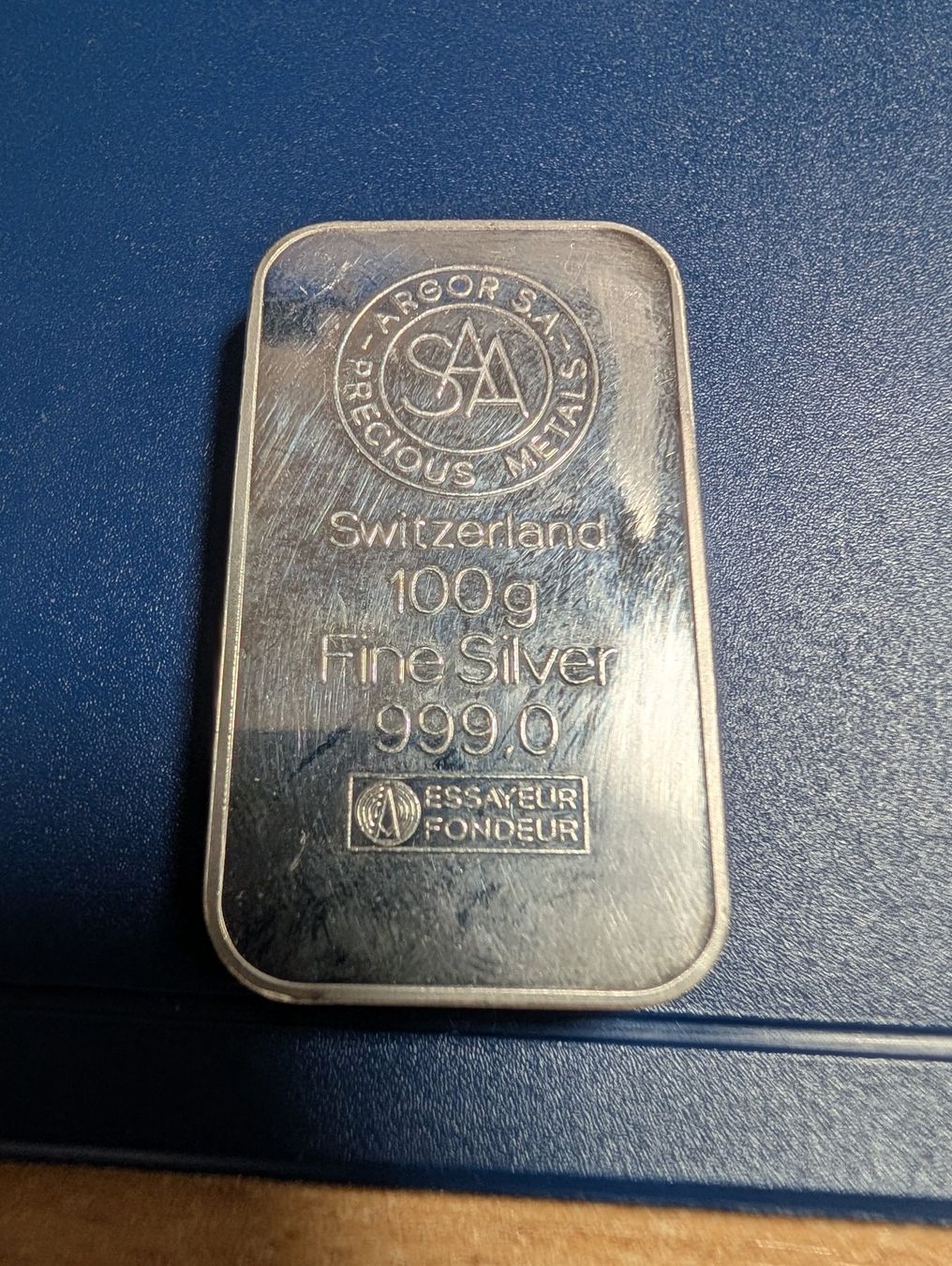 Metalli preziosi: Silberbarren 100 gr nicht so schön – Usato da Stans venduto da Magas 1