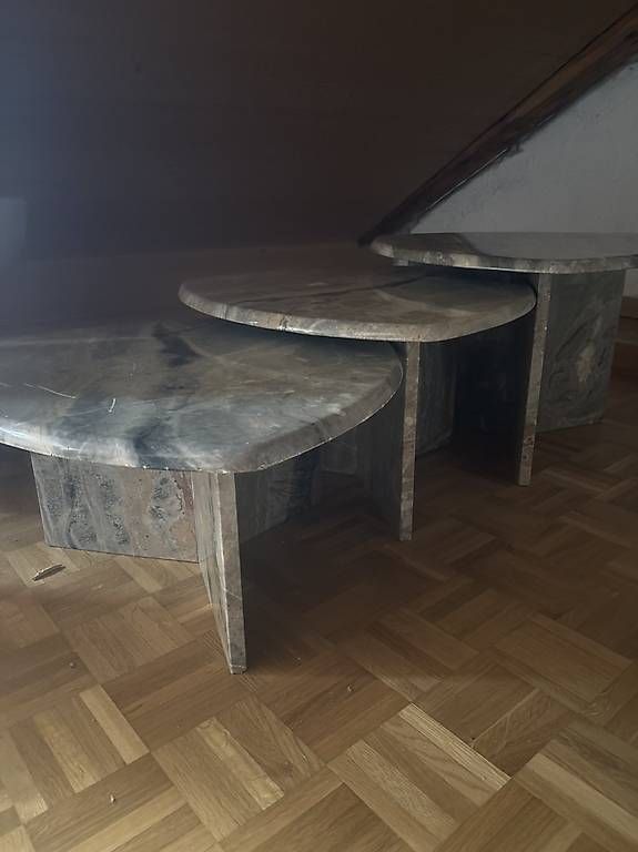 Set di tavolo e panche: Salontische – Usato da Jona venduto da Heubuch1 1