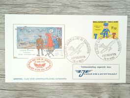 TR73 Enveloppe + Timbre Belgique 1970