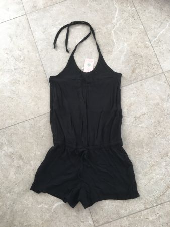 Schwarzer Sommer Jumpsuit Neckholder Gr. M (40/42) Neu!