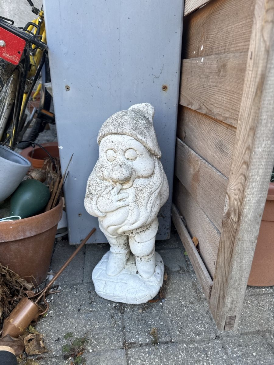 Statuette: Gartenzwerg, Steinguss, gebraucht, ca. 35cm hoch! – Usato da Bad Ragaz venduto da ram_t825