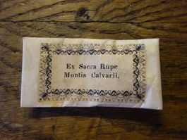 Reliquie Devotionalie /  Kalvarienfels Golgota