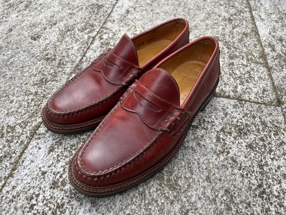 Alden Cape Cod Loafer - Alden H493 Brown Calfskin Full Strap Loafer ...
