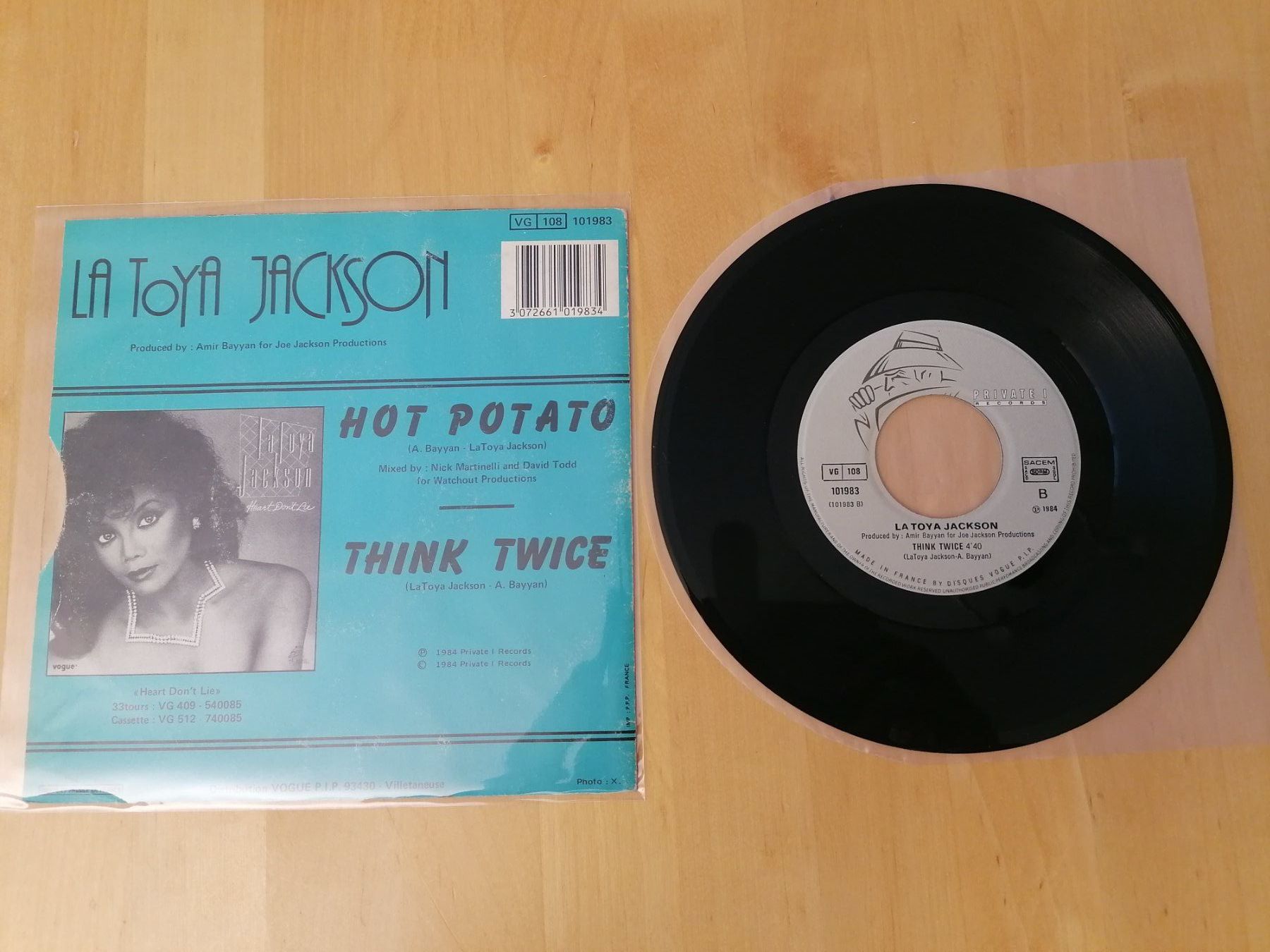 Schallplatten: La Toya Jackson – Hot Potato – Gebraucht aus Emmenbrücke von lamorak 1