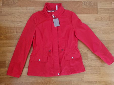 Neu Christian Berg Rote Übergangsjacke Gr. 40