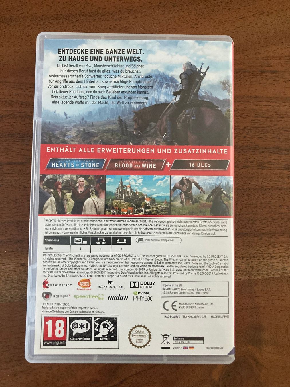 Nintendo Spiele: The Witcher 3, Wild Hunt – Neu (gemäss Beschreibung) aus Mauensee von Etrigan 1