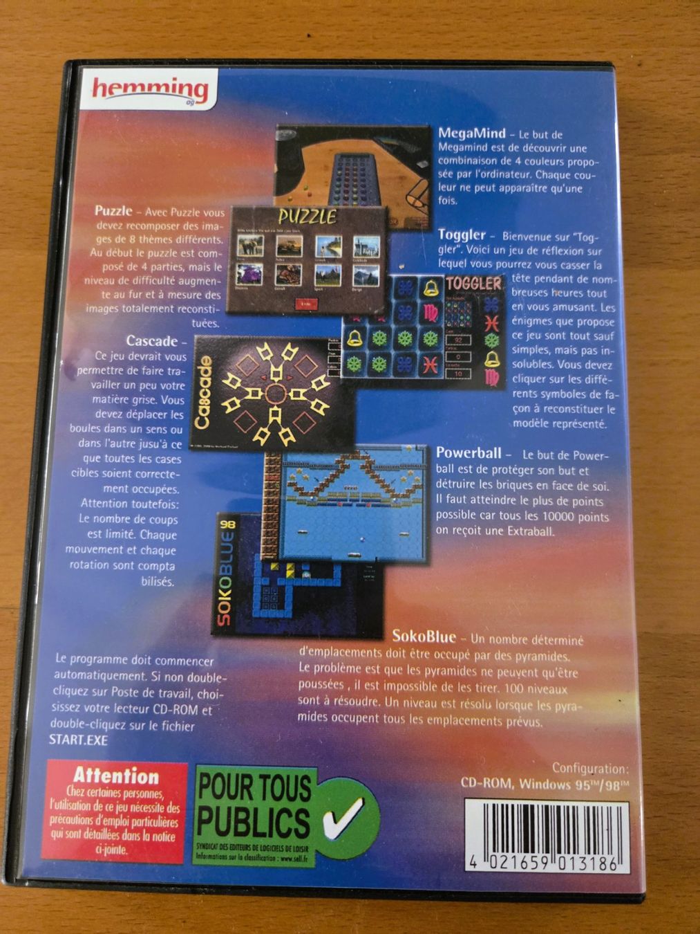 Jeux: CD WIN GAMES - PC GAME – D'occasion à Brüttisellen par Nighttrain 1