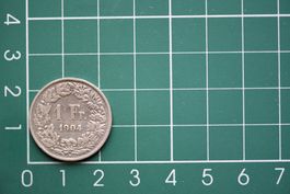835er silber 1 franken  1904