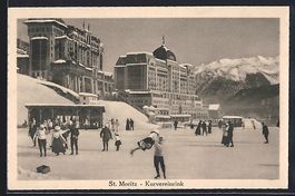 AK St. Moritz, Kurvereinrink, 1914