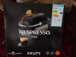 Kapselmaschine Krups Nespresso Pixie ohne Kaffeekapseln