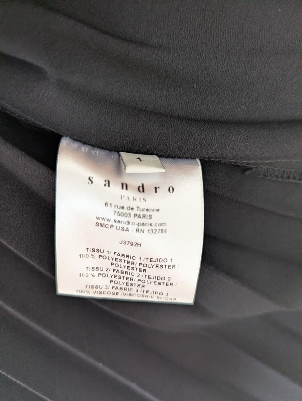 Sandro Röcke: Sandro Paris Rock, schwarz, Gr. 1 – Neu (gemäss Beschreibung) aus Biberist von tamher 3