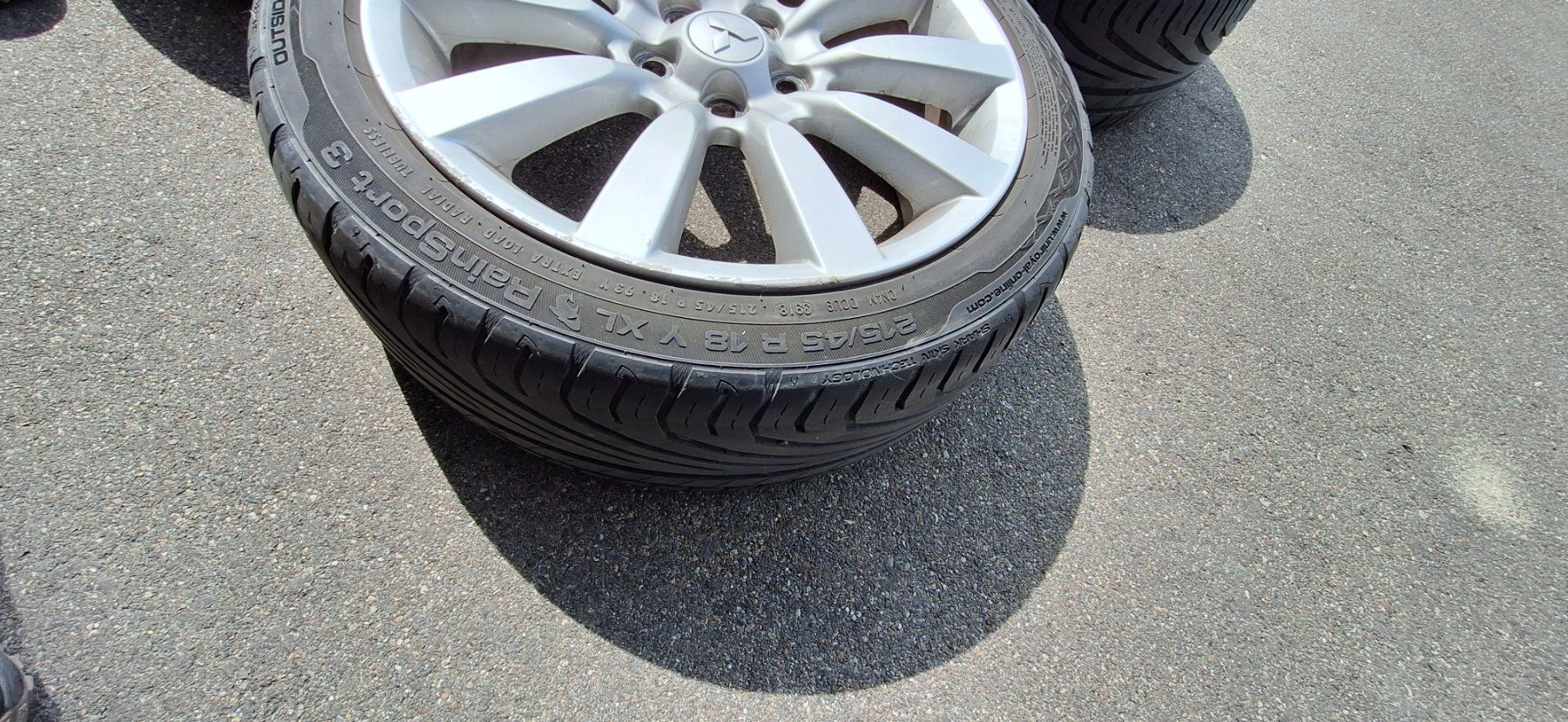 Mitsubishi Pneumatici & Ruote complete: Räder 215/45 R18 Mitsubishi Lancer – Usato da Arbon venduto da Kbrluz 7