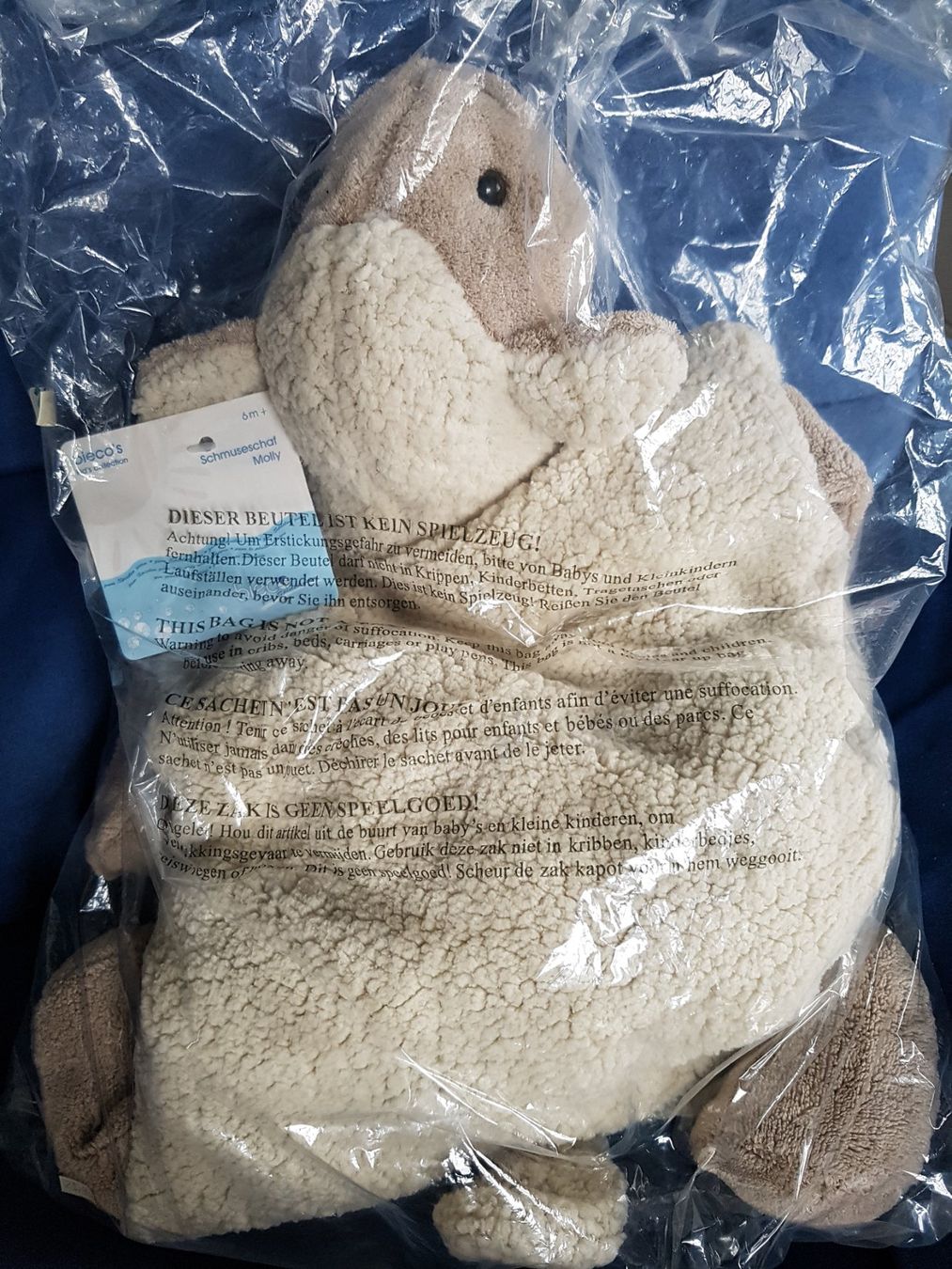 Bambole: Pyjamatasche " Schmuseschaf Molly "  / NEU – Nuovo e nell'imballaggio originale da Dürrenäsch venduto da Didaedi 4