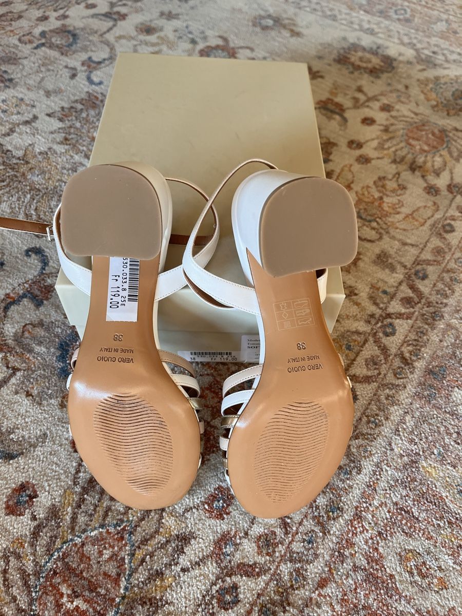 Scarpe da donna: Sandales souple bianco Taille 38 neuf – Nuovo e nell'imballaggio originale da Morges venduto da sve_fp8t 2