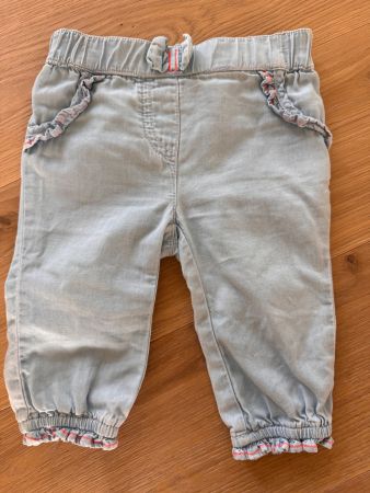 Hellblaue Jeans mit Rüschen, Billieblush, 71