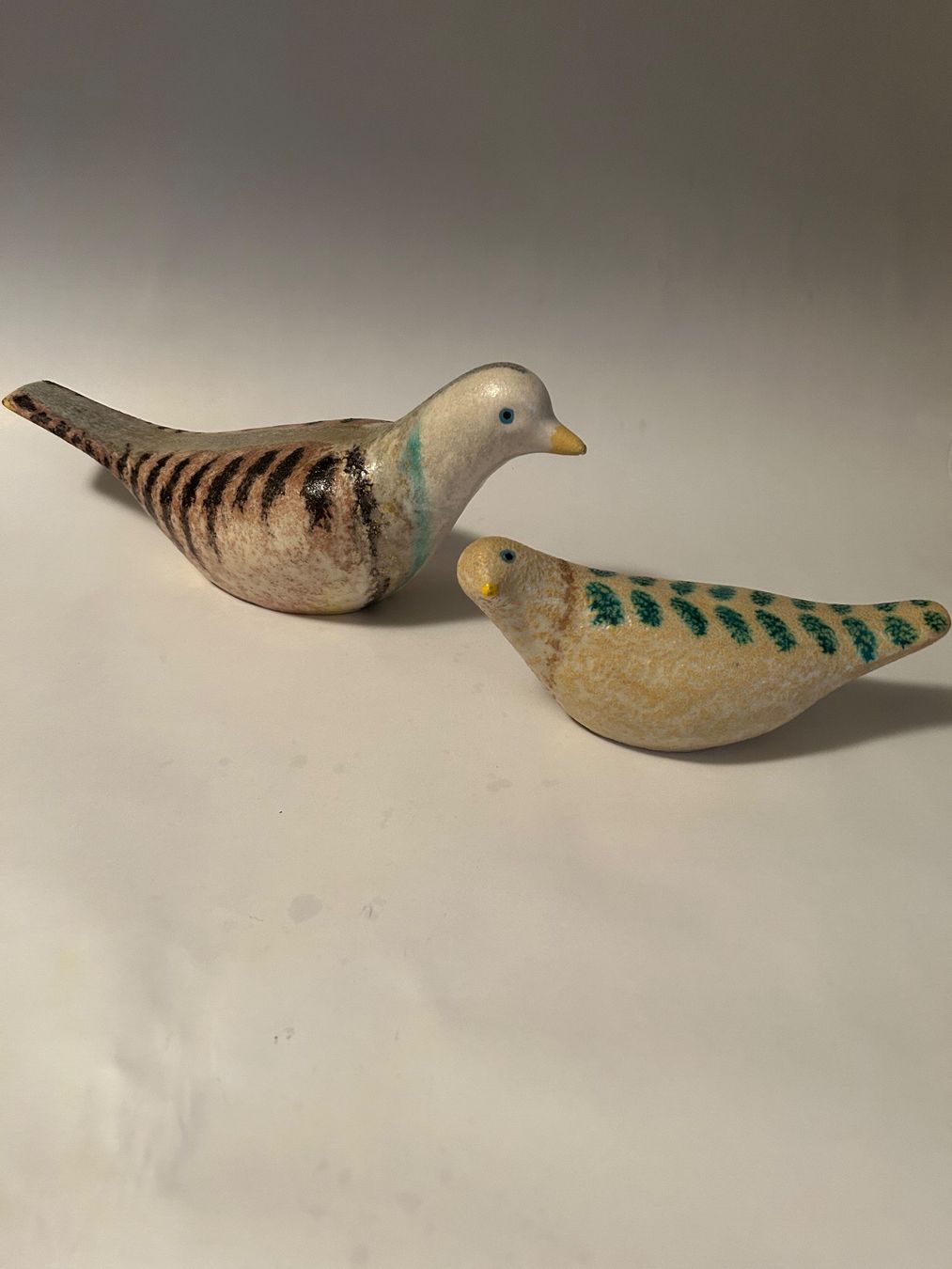 Figuren: Zwei Marco Fantoni Vögel – Gebraucht aus rotkreuz von baudisch