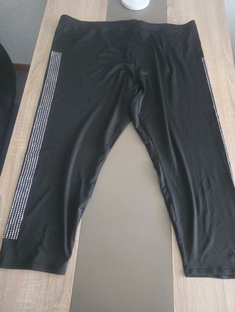 Leggins Gr 8 xl mit Glitzersteinen, Bling Bling