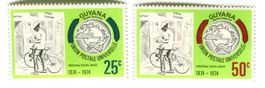 Briefmarken "Briefträger". Guyana.