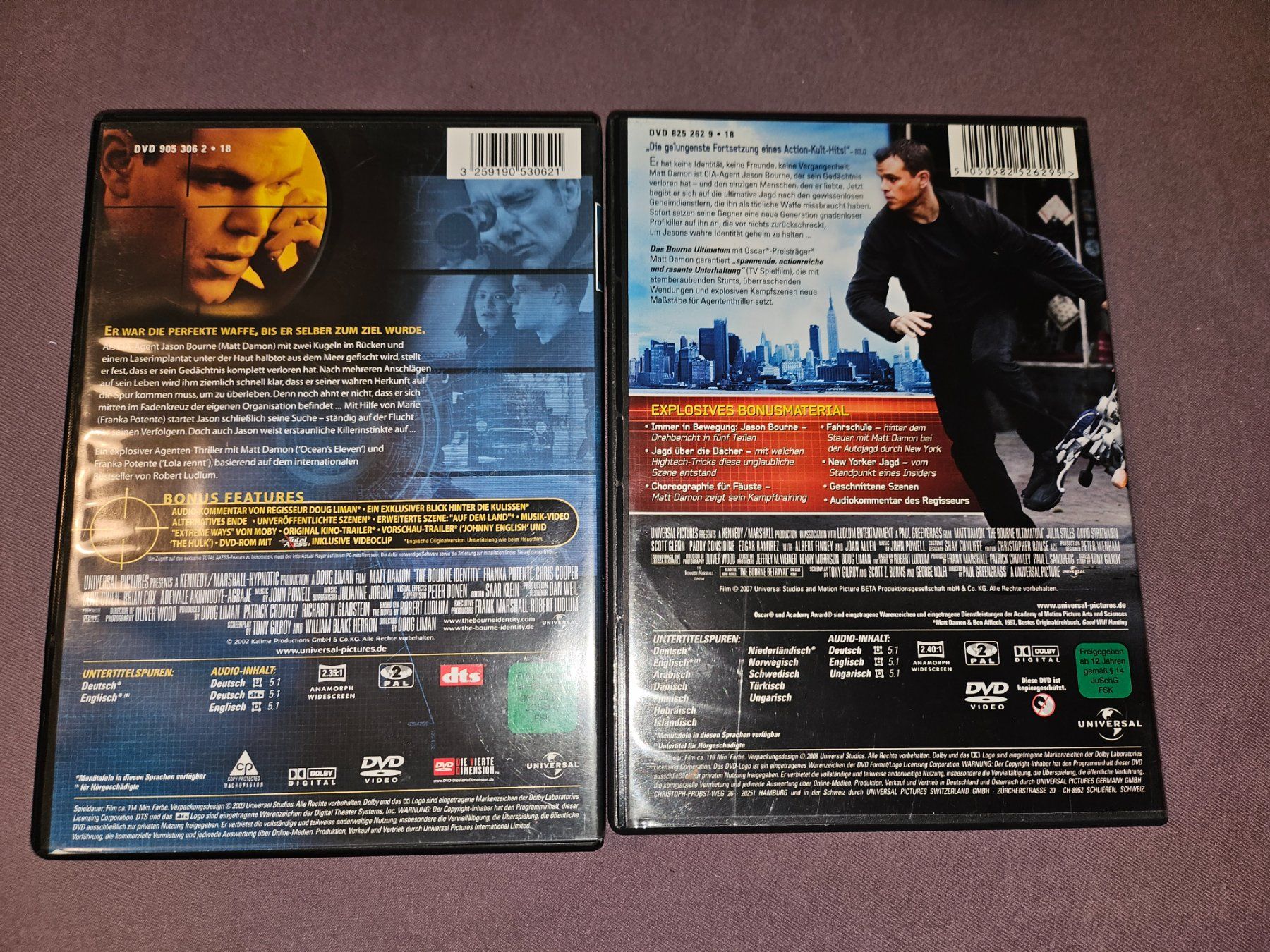 Alle DVDs: DVD Paket: Bourne – Gebraucht aus Thun von Shame 1