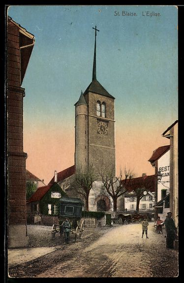 Cartoline postali: AK St. Blaise, L`Eglise – Usato da Berlin venduto da bartko-reher