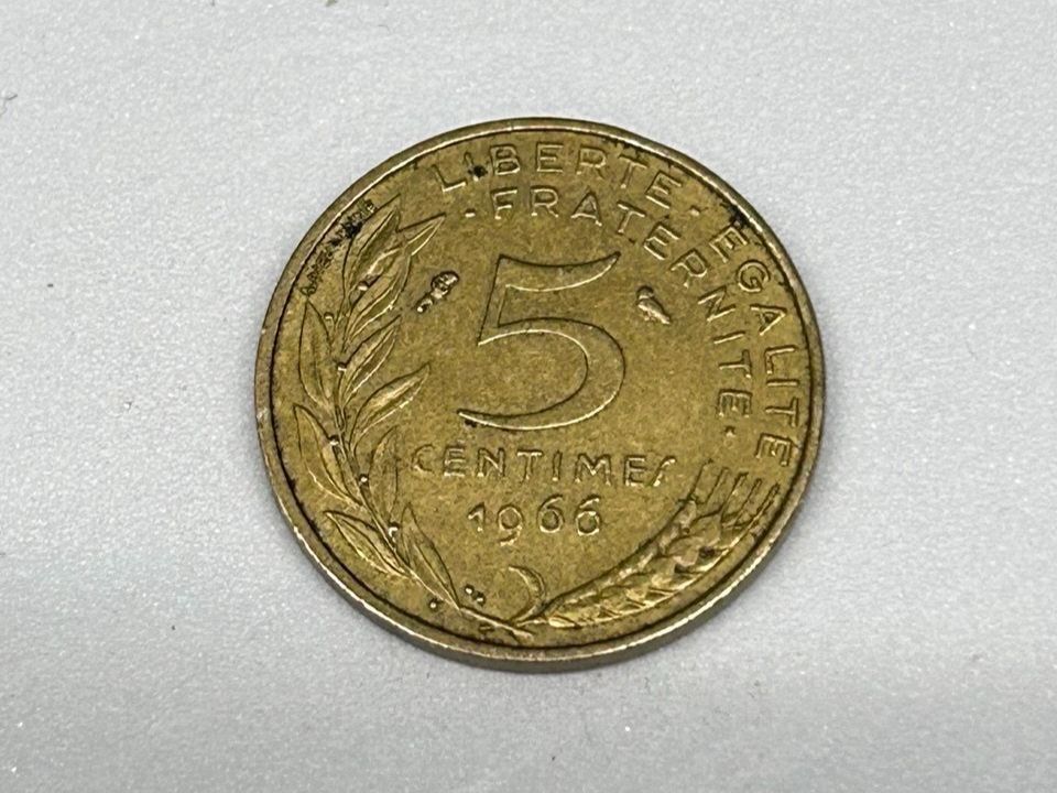 Alle Münzen: 5 Centesimi di Franco 1966 – Gebraucht aus Giubiasco von LorisVale