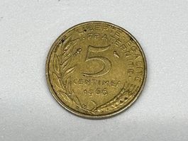 5 Centesimi di Franco 1966