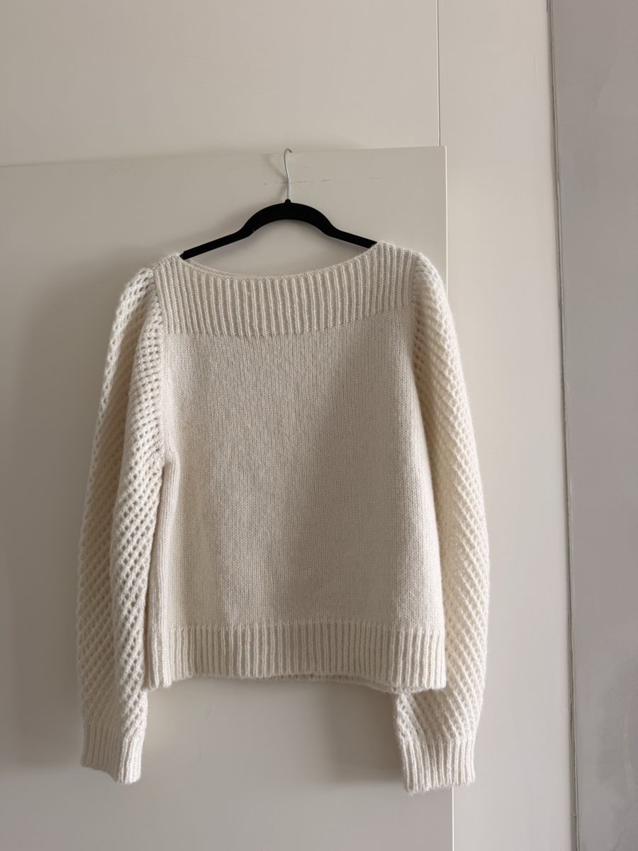 Pulls & Sweat-shirts: Pullover cream colour size S cotton blend wool – Neuf (Voir description) à Meilen par tan_v628