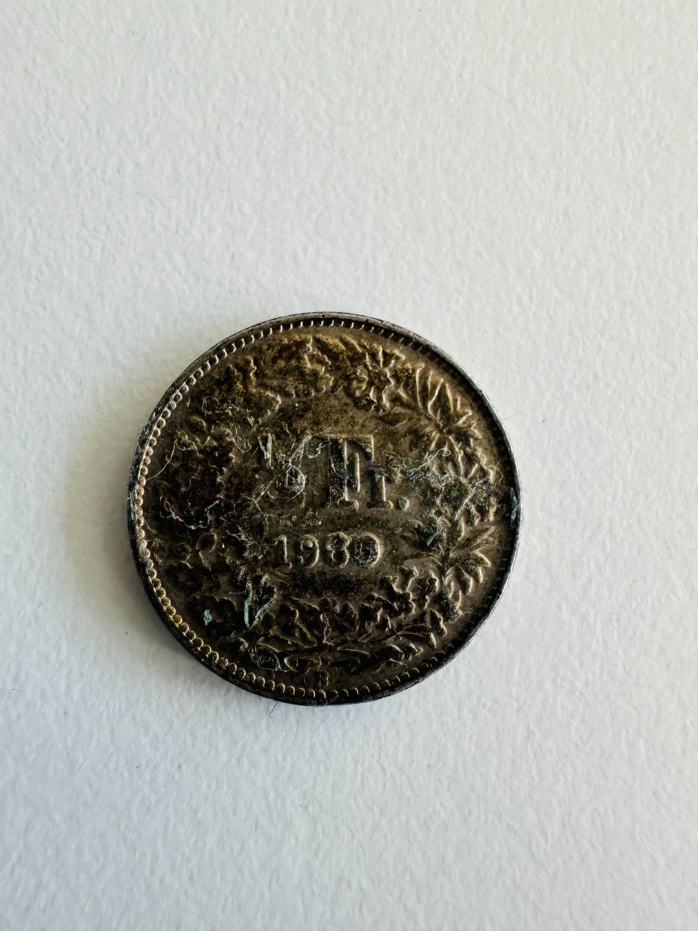 Tutti le monete: 50 Rappen Stück von 1930 – Usato da Wohlen AG venduto da Leu024
