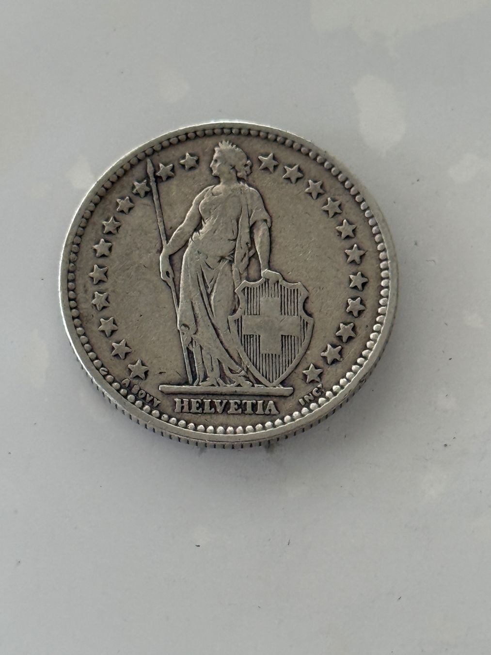 Tutti le monete: 2 Franken 1908  sehr Rar – Usato da Wallisellen venduto da SWISS_SILVER1 1