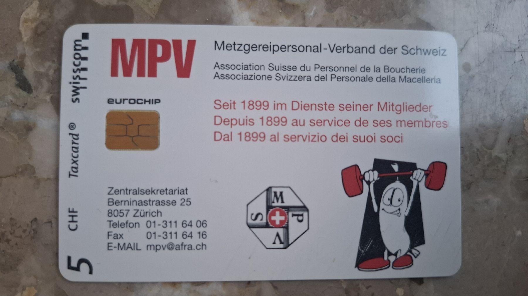 Cartes de téléphone: taxcard MPV  – D'occasion à Lengnau BE par jonny12787