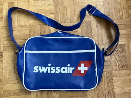 Notstaligische Liebharber Swissair-Tasche
