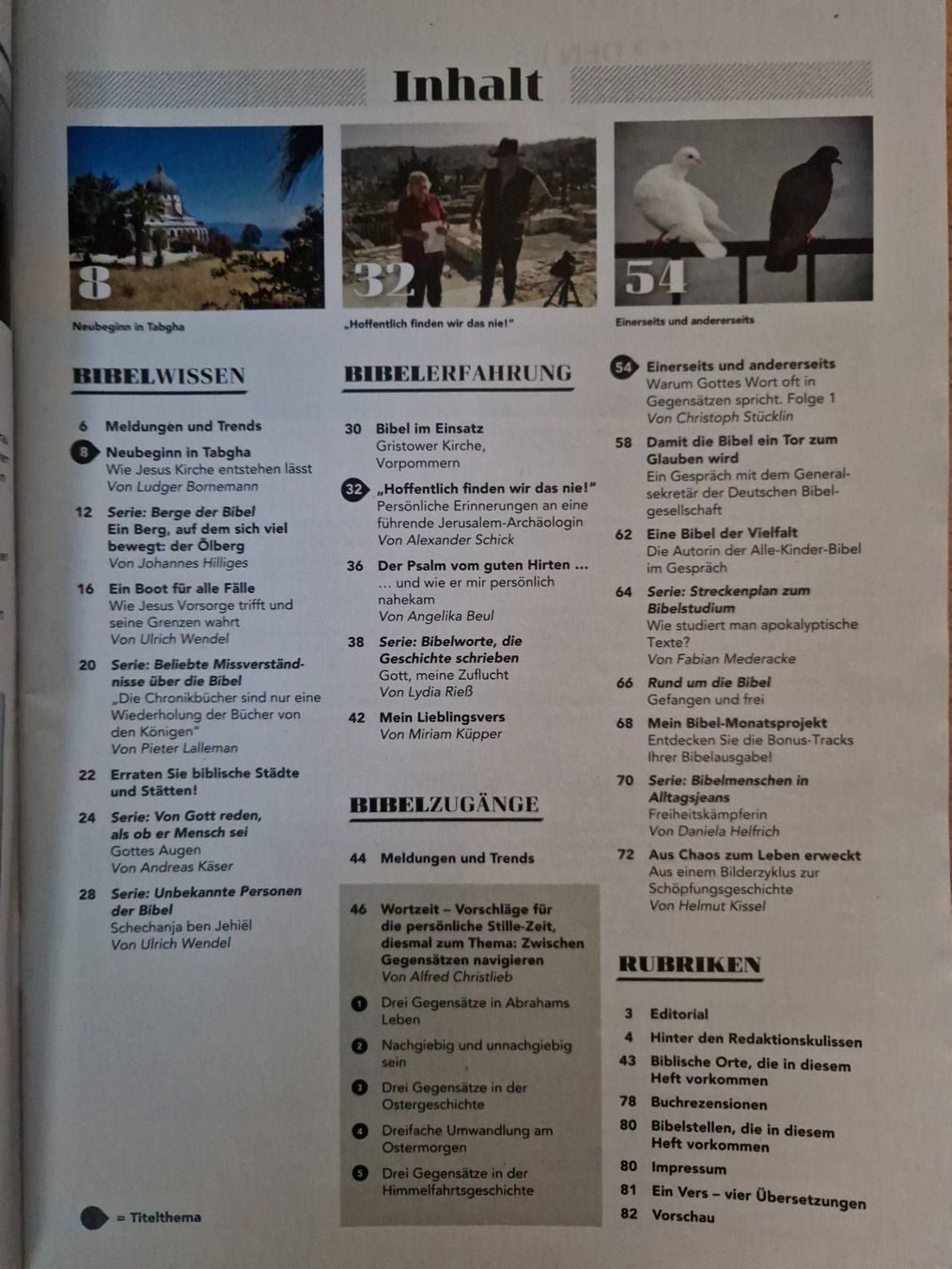 Riviste & Magazine: Faszination Bibel 4 Magazine – Usato da Neuhausen am Rheinfall venduto da Alchimista 3