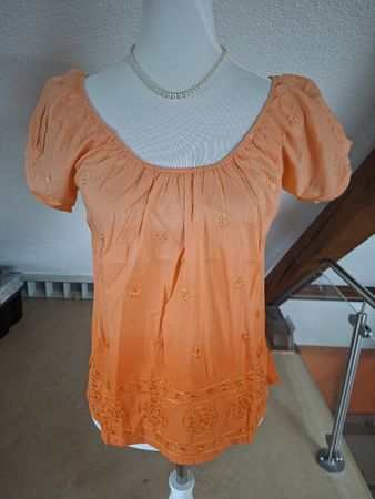 Boom Baba Sommer Bluse Orange, Grösse Free, Neu